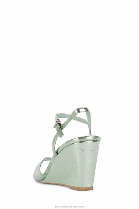 vrouwen Jeffrey Campbell voorgerecht mint metaalachtig V2LZ1564 sandaal met hak
