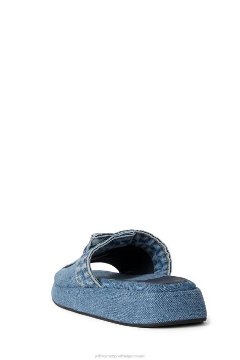 vrouwen Jeffrey Campbell blauwe lucht blauw spijkerstof V2LZ292 de denim-reboot