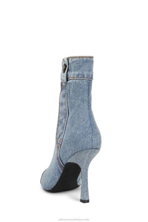 vrouwen Jeffrey Campbell eindig blauw spijkerstof V2LZ282 de denim-reboot