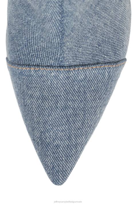 vrouwen Jeffrey Campbell eindig blauw spijkerstof V2LZ282 de denim-reboot
