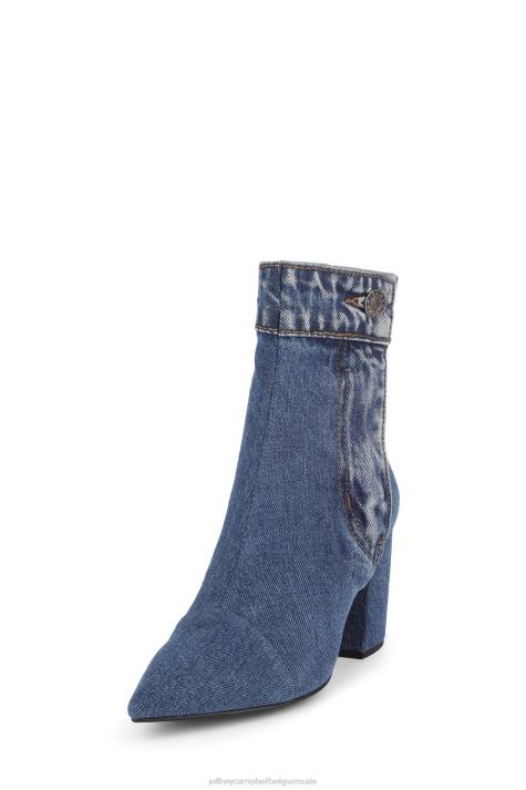 vrouwen Jeffrey Campbell eindig-jn blauw spijkerstof V2LZ285 de denim-reboot