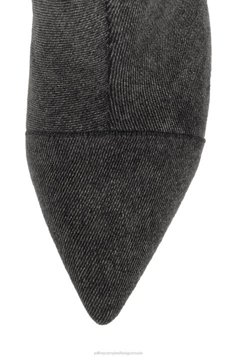 vrouwen Jeffrey Campbell eindig-jn zwarte denim V2LZ284 de denim-reboot