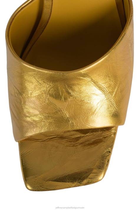 vrouwen Jeffrey Campbell gaan-glam goud metallic kreukel V2LZ274 de denim-reboot