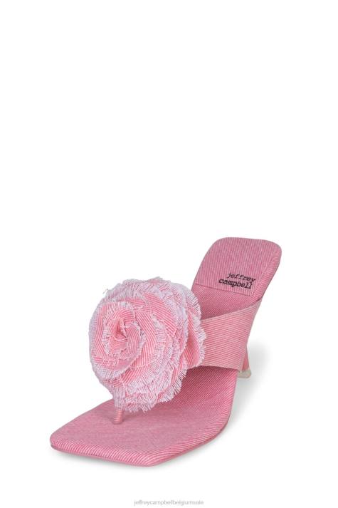 vrouwen Jeffrey Campbell maagdenpalm roze denim V2LZ291 de denim-reboot