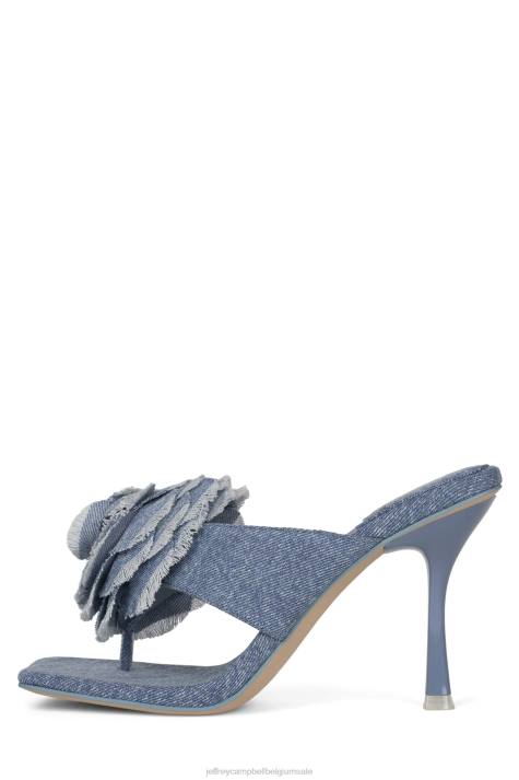 vrouwen Jeffrey Campbell maagdenpalm vervaagde blauwe denim V2LZ290 de denim-reboot