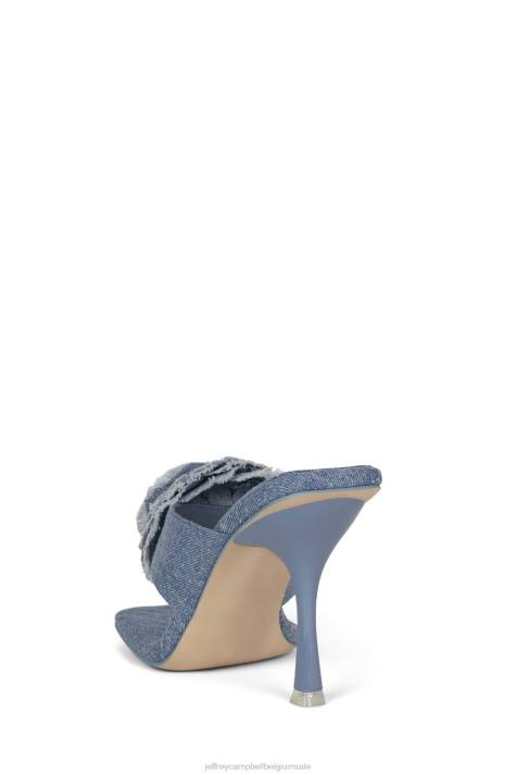 vrouwen Jeffrey Campbell maagdenpalm vervaagde blauwe denim V2LZ290 de denim-reboot