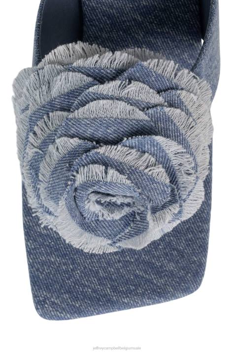 vrouwen Jeffrey Campbell maagdenpalm vervaagde blauwe denim V2LZ290 de denim-reboot