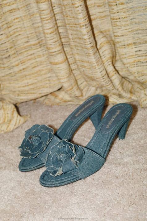 vrouwen Jeffrey Campbell ontluikend blauw spijkerstof V2LZ263 de denim-reboot