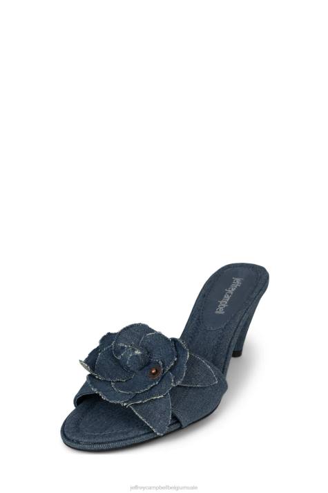 vrouwen Jeffrey Campbell ontluikend blauw spijkerstof V2LZ263 de denim-reboot
