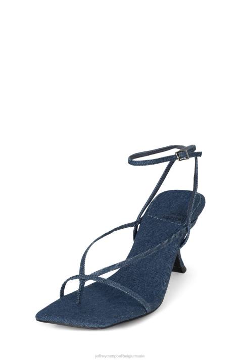 vrouwen Jeffrey Campbell stroom blauw spijkerstof V2LZ262 de denim-reboot