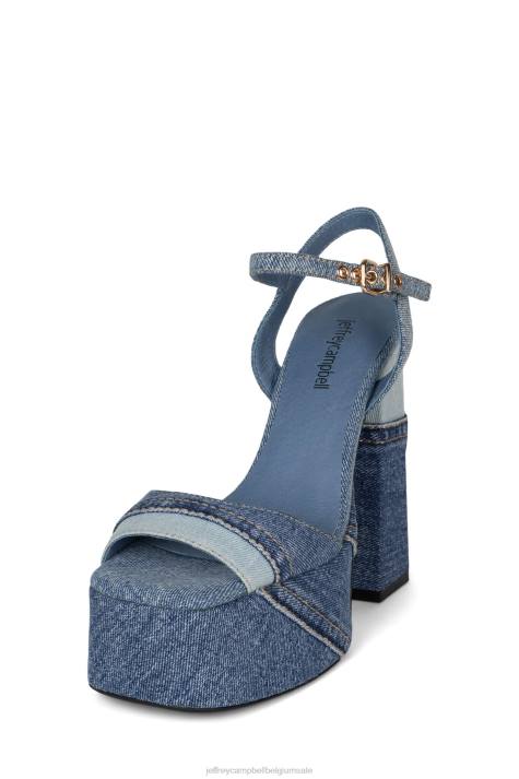 vrouwen Jeffrey Campbell vriendin blauwe denim combi V2LZ293 de denim-reboot