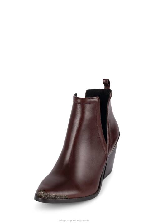 vrouwen Jeffrey Campbell Cromwell koffie V2LZ377 enkel laarzen