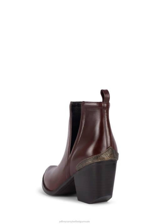 vrouwen Jeffrey Campbell Cromwell koffie V2LZ377 enkel laarzen
