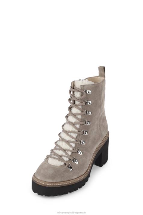 vrouwen Jeffrey Campbell Oh wat taupe suède V2LZ484 enkel laarzen