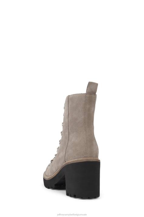 vrouwen Jeffrey Campbell Oh wat taupe suède V2LZ484 enkel laarzen