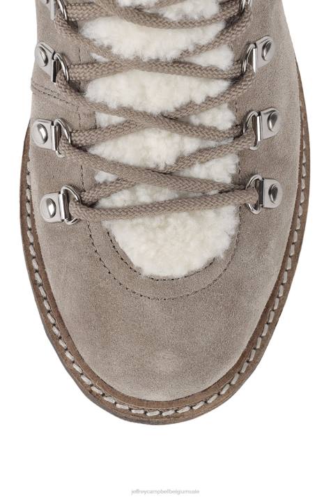 vrouwen Jeffrey Campbell Oh wat taupe suède V2LZ484 enkel laarzen