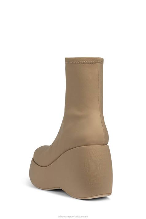 vrouwen Jeffrey Campbell alita-lo2 naakt neopreen V2LZ640 enkel laarzen