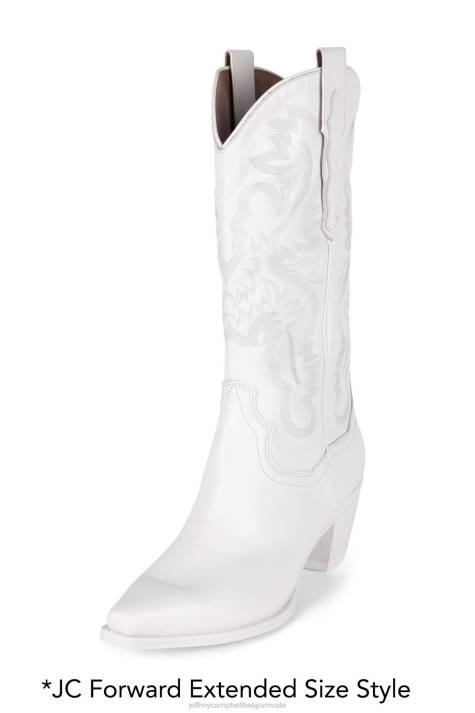 vrouwen Jeffrey Campbell amarillo wit V2LZ330 enkel laarzen