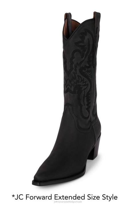 vrouwen Jeffrey Campbell amarillo zwart gewassen V2LZ331 enkel laarzen