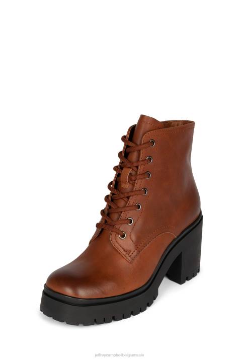 vrouwen Jeffrey Campbell anemoon-lu bruin V2LZ402 enkel laarzen