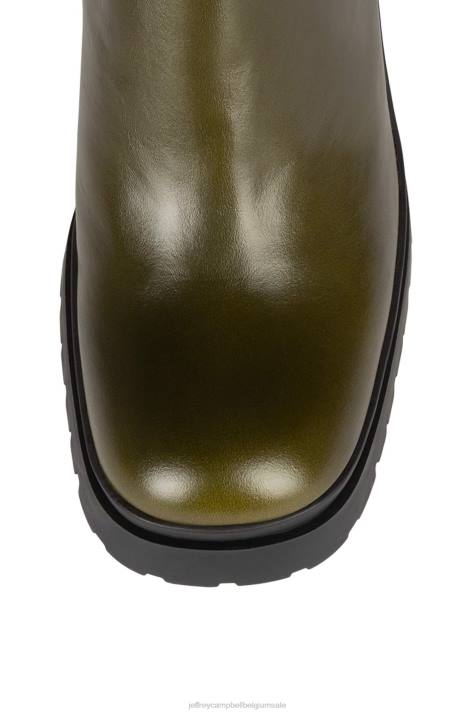 vrouwen Jeffrey Campbell anemoon olijf V2LZ404 enkel laarzen