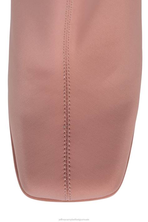 vrouwen Jeffrey Campbell arcadië stoffig roze neopreen V2LZ511 enkel laarzen