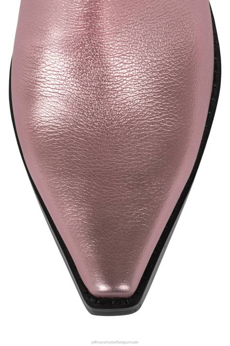 vrouwen Jeffrey Campbell boer-l2 roze metaal V2LZ396 enkel laarzen