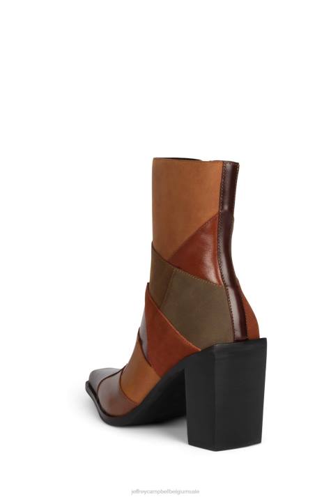vrouwen Jeffrey Campbell calimitylp bruin multi V2LZ422 enkel laarzen
