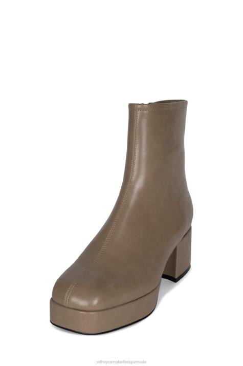 vrouwen Jeffrey Campbell capaciteit taupe V2LZ505 enkel laarzen