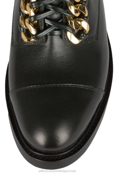 vrouwen Jeffrey Campbell damon-2 bos groen goud V2LZ418 enkel laarzen