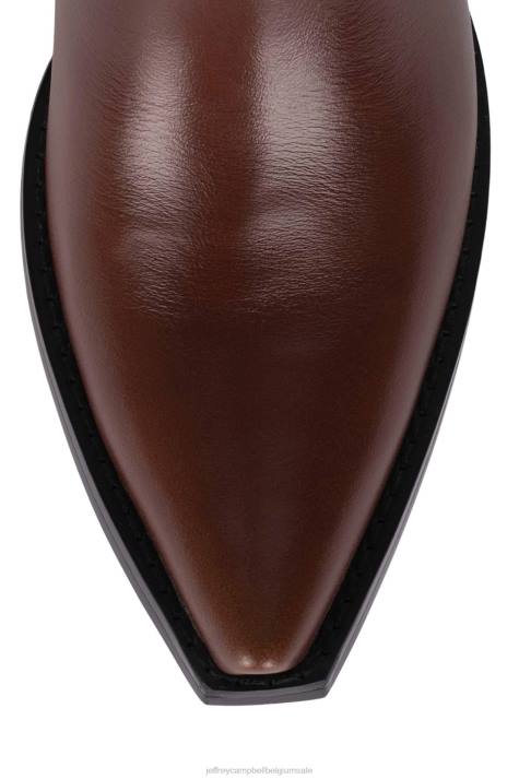 vrouwen Jeffrey Campbell de-kid-h bruinen V2LZ474 enkel laarzen