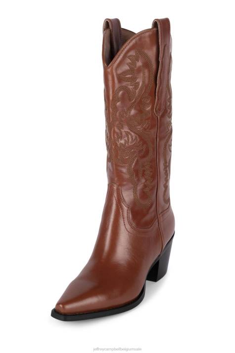 vrouwen Jeffrey Campbell dolk cognac V2LZ649 enkel laarzen