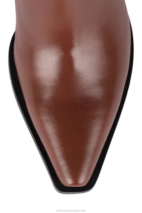 vrouwen Jeffrey Campbell dolk cognac V2LZ649 enkel laarzen