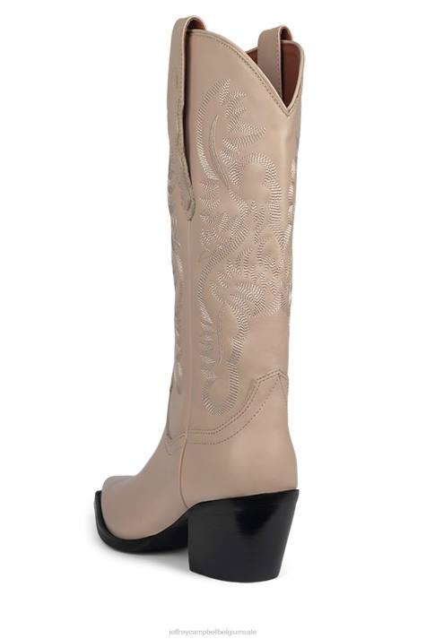 vrouwen Jeffrey Campbell dolk natuurlijk V2LZ648 enkel laarzen