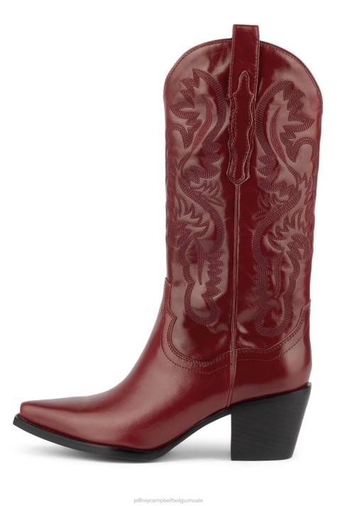 vrouwen Jeffrey Campbell dolk rood V2LZ298 enkel laarzen
