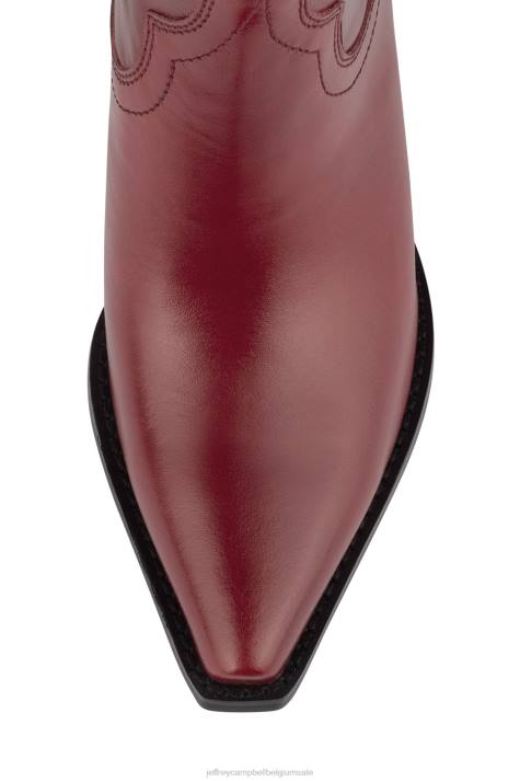 vrouwen Jeffrey Campbell dolk rood V2LZ298 enkel laarzen