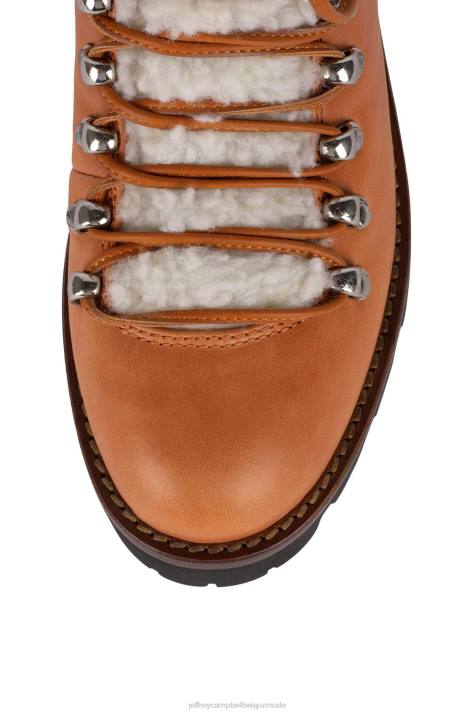vrouwen Jeffrey Campbell duiker oranje ivoor V2LZ379 enkel laarzen