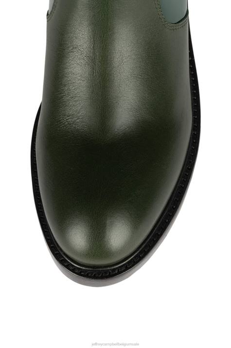 vrouwen Jeffrey Campbell edmond-hoi groene multi V2LZ409 enkel laarzen