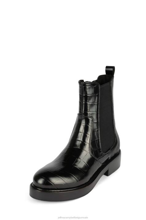 vrouwen Jeffrey Campbell edmond-hoi zwarte croco multi V2LZ410 enkel laarzen