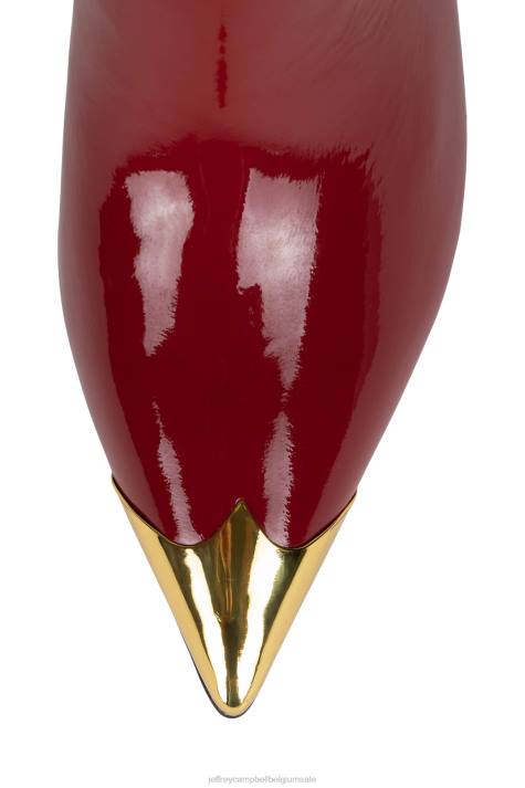 vrouwen Jeffrey Campbell el-paso rode multi V2LZ606 enkel laarzen