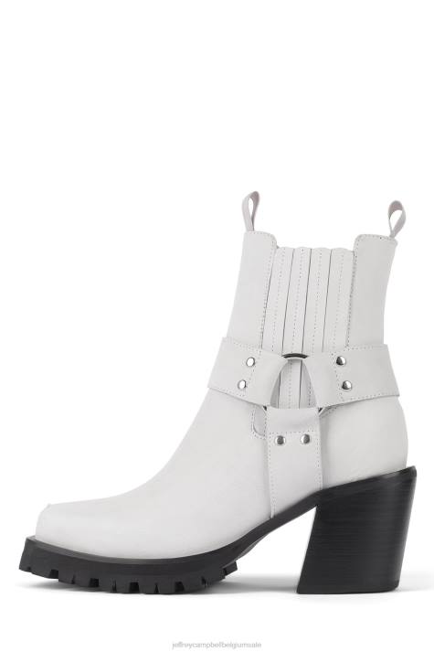 vrouwen Jeffrey Campbell elkins-bk ivoor nubuck V2LZ426 enkel laarzen