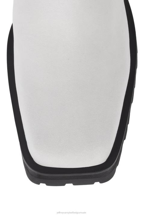 vrouwen Jeffrey Campbell elkins-bk ivoor nubuck V2LZ426 enkel laarzen