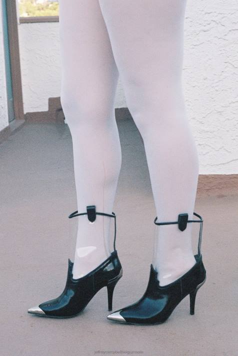 vrouwen Jeffrey Campbell elpaso-v goud duidelijk V2LZ643 enkel laarzen