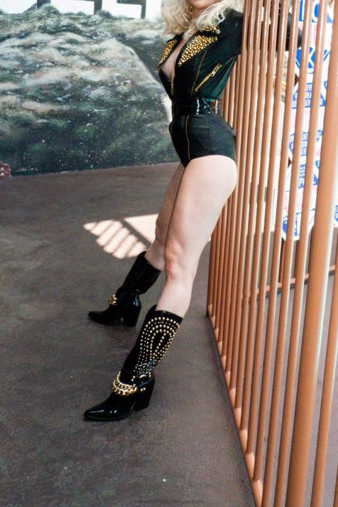 vrouwen Jeffrey Campbell estefan zwart gekreukt goud V2LZ427 enkel laarzen