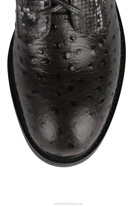 vrouwen Jeffrey Campbell fischer grijze exotische multi V2LZ903 enkel laarzen