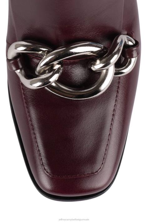vrouwen Jeffrey Campbell fontella-2 wijn V2LZ407 enkel laarzen