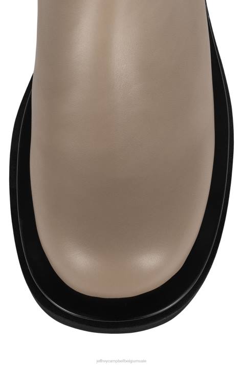vrouwen Jeffrey Campbell getankt taupe V2LZ598 enkel laarzen