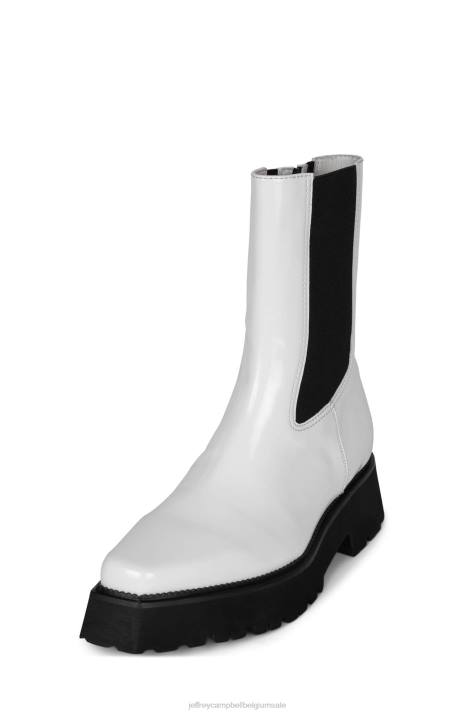 vrouwen Jeffrey Campbell glam-punk witte doos V2LZ519 enkel laarzen
