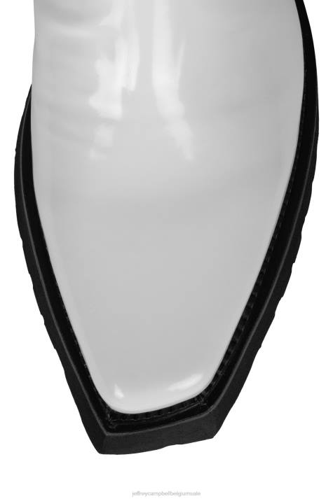 vrouwen Jeffrey Campbell glam-punk witte doos V2LZ519 enkel laarzen