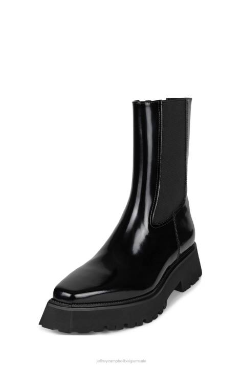 vrouwen Jeffrey Campbell glam-punk zwarte doos V2LZ521 enkel laarzen